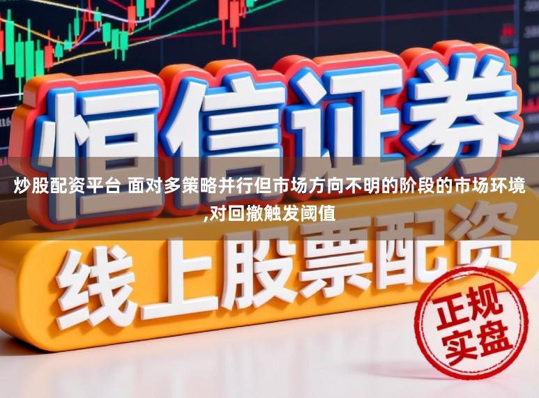 炒股配资平台 面对多策略并行但市场方向不明的阶段的市场环境,对回撤触发阈值