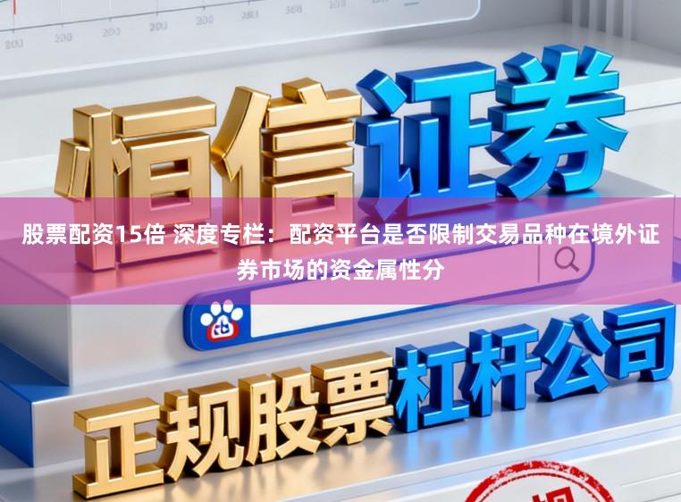 股票配资15倍 深度专栏：配资平台是否限制交易品种在境外证券市场的资金属性分